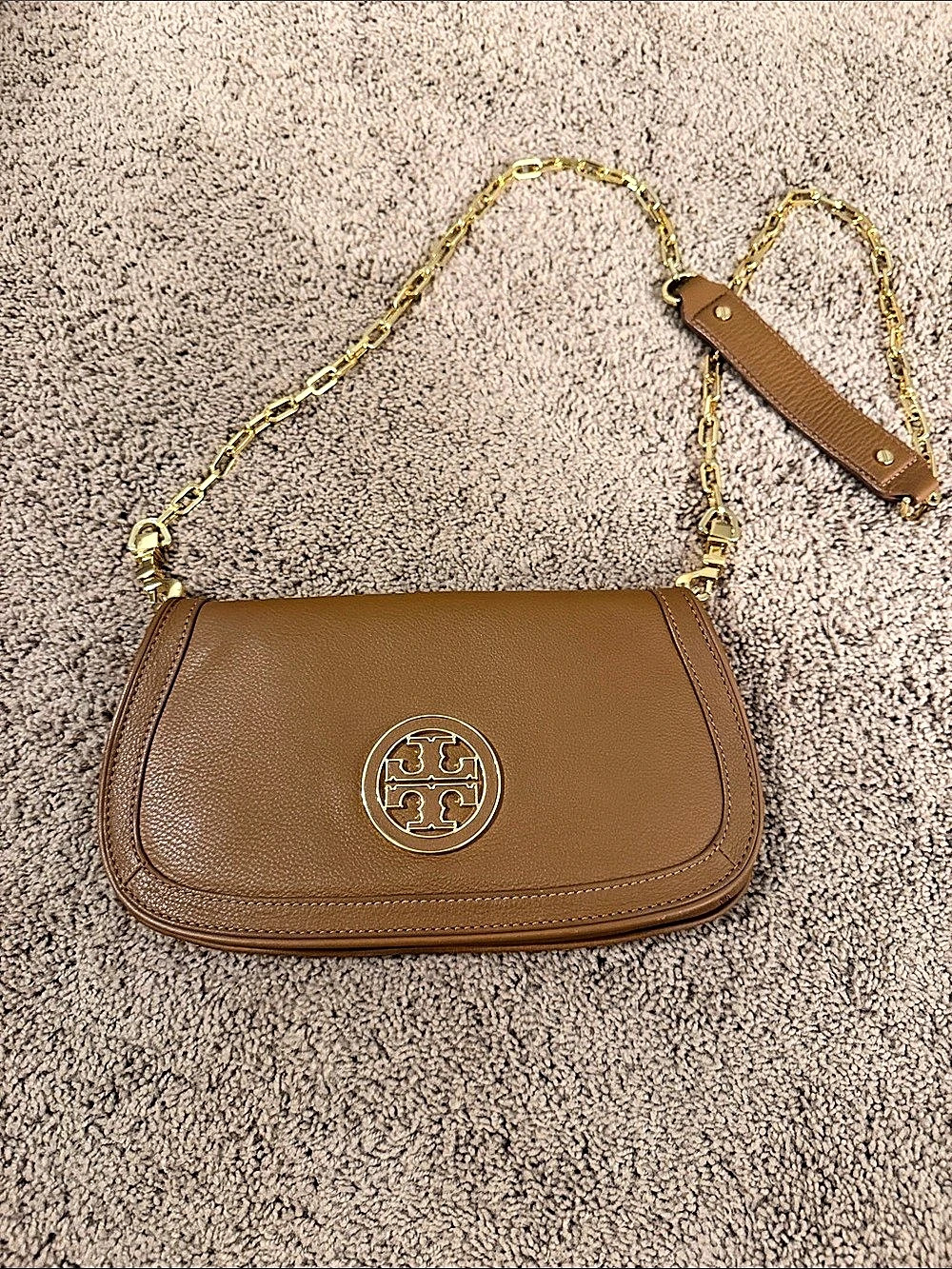 Tory Burch Brown Chain Crossbody